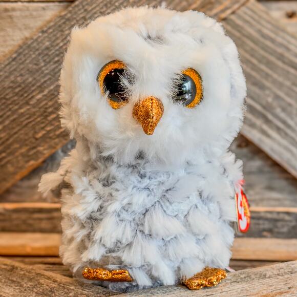 Pair of 2021 Owl Beanie Boos Collection, Owlette & Austin, New with Tags, 6” - Picture 7 of 11